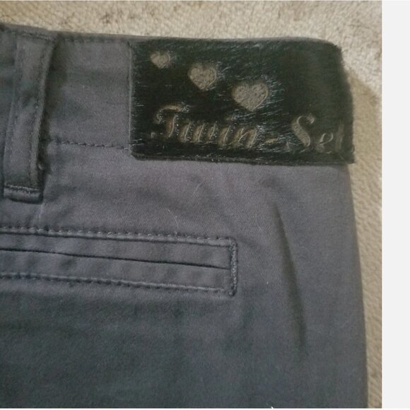 SIMONA BARBIERI WOMEN TWIN SET GREY PANTS. NWT TG 31 - Picture 6 of 11